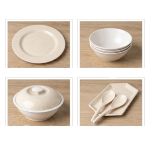 Melamine 38-Pcs Round Color New -White - Image 3